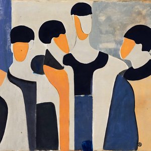 Moderne abstracte figuren