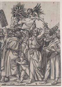 Sectie B: Isaac, Noah en andere figuren, uit De triomf van Christus, 1836