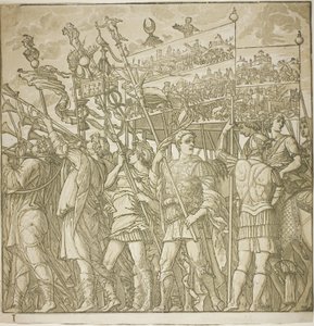 Triomf van Caesar door Andrea Andreani