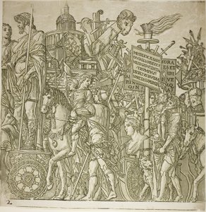 Triomf van Caesar door Andrea Andreani