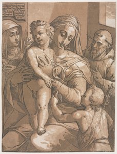 Maagd en Kind met St. Johannes, St. Catharina van Siena en St. Franciscus