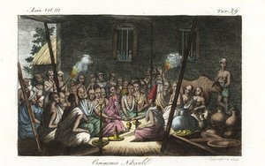 Hindoe brahmaanse huwelijksceremonie in het huis van de bruid door Andrea Bernieri