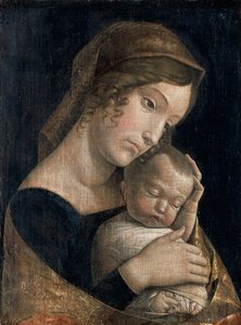 Madonna en slapend kind