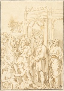 Romeinse senatoren en soldaten
