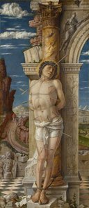 Duits: Hl. Sebastian Sint-Sebastiaan door Andrea Mantegna
