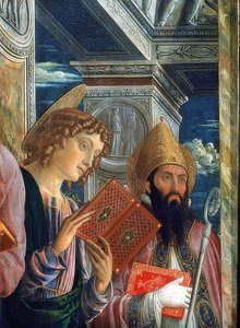 San-Zeno-Altaar (detail) door Andrea Mantegna