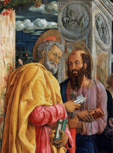 San-Zeno-altaar. (detail). 1457-1460