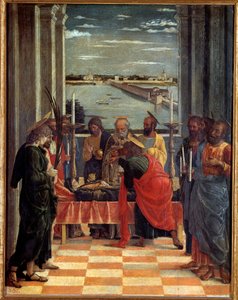 De Dood van de Maagd door Andrea Mantegna