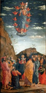 De Hemelvaart. Schilderij van Andrea Mantegna (1460)