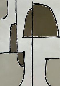 Neutrale geometrische vormen door Andrea Reichhart