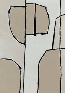 Organische neutrale vormen door Andrea Reichhart