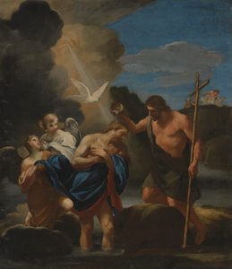 De Doop van Christus door Andrea Sacchi