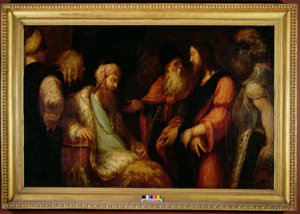 Christus voor Herodes, c.1558-62 door Andrea Schiavone