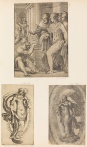 St. Peter en St. John genezen de lamme man, Maagd en Kind, ca. 1543-60