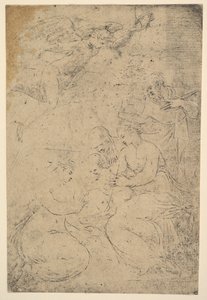 Het mystieke huwelijk van Sint Catharina, ca. 1550