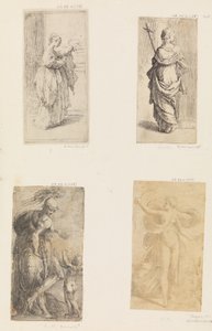 Twee vrouwen, Mars en Cupido, Diana