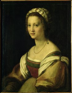 Lucrezia di Baccio del Fede, de vrouw van de kunstenaar, c.1513/14 door Andrea del Sarto