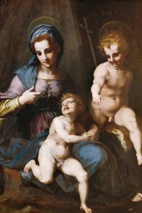 Madonna en Kind met de jonge Sint Jan de Doper