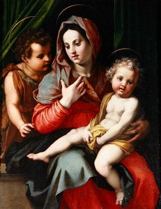 Madonna en Kind met St. Johannes
