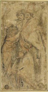 Sint Johannes de Doper en San Bernardo degli Uberti door Andrea del Sarto