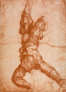 Studie van een menselijk figuur