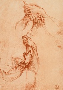 Studie van handen door Andrea del Sarto