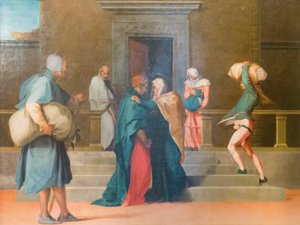 De visitatie, na 1524 door Andrea del Sarto