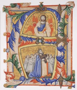 Christus verschijnt aan David en een groep Camaldolese monniken, 1390-1410