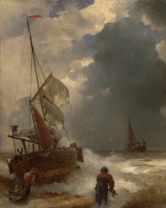 Aankomst van de vissers