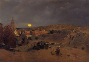 Scheveningen door Andreas Achenbach