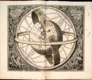 12. Hemisphaeria sphaerarum rectae & obliquae, utriusque door Andreas Cellarius