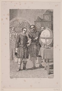 Christian 4. op bezoek bij Thyco Brahe