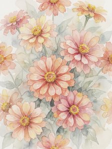 Bloeiende zinnia’s in roze tinten door Andreas Magnusson