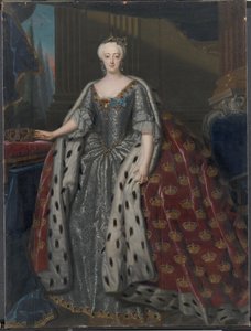 Sophie Magdalene, koningin van Christian VI door Andreas Møller