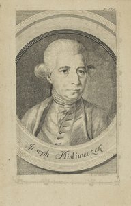 Portret van de componist Josef Myslivecek 1737-1781, ca. 1780
