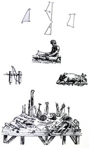 De Platen uit het Tweede Boek van de De Humani Corporis Fabrica door Andreas Vesalius