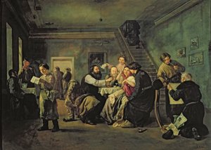 Een Eethuis, 1859 door Andrei Andreevich Popov