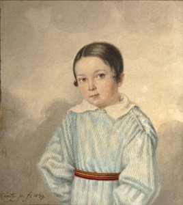 Portret van N.M. Schwarz, 1839
