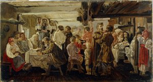 Een boerenbruiloft in de regio Tambov