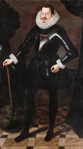 Portret van koning Filips III van Spanje door Andres Lopez Polanco