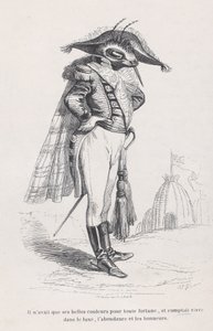 Hij had alleen zijn mooie kleuren... uit Scènes uit het privé- en openbare leven van..., ca. 1837-47