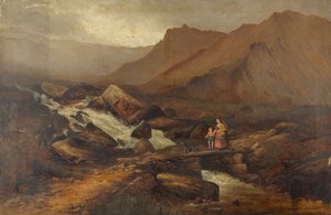Bij Idwal, Wales door Andrew Brandish Holte