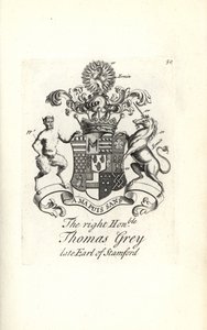 Wapen en wapenrusting van de zeer eerbiedwaardige Thomas Grey, 2e Graaf van Stamford door Andrew Johnston