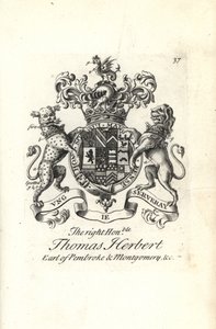 Wapen en wapenrusting van de zeer eerbiedwaardige Thomas Herbert, 8e Graaf van Pembroke en Montgomery door Andrew Johnston