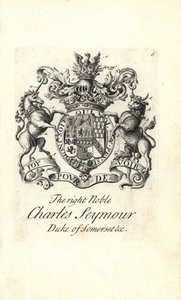 Wapen en wapenrusting van de zeer edele Charles Seymour, 6e hertog van Somerset door Andrew Johnston