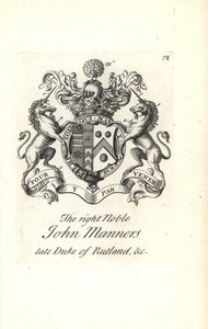 Wapen en wapenrusting van de edele John Manners, 2e hertog van Rutland door Andrew Johnston