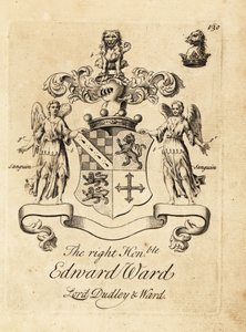 Wapen van de Hooggeachte Edward Ward, 9e Baron Dudley, 4e Baron Ward door Andrew Johnston