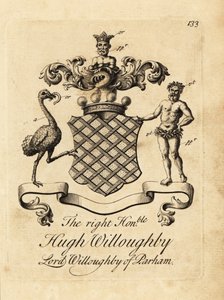 Wapen van de Hooggeachte Hugh Willoughby, Lord Willoughby van Parham door Andrew Johnston