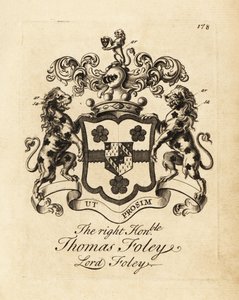 Wapen van de Zeer Eerwaarde Thomas Foley, Heer Foley door Andrew Johnston