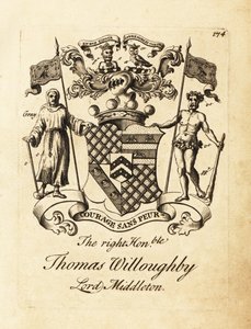 Wapen van de Hooggeachte Thomas Willoughby, Lord Middleton door Andrew Johnston